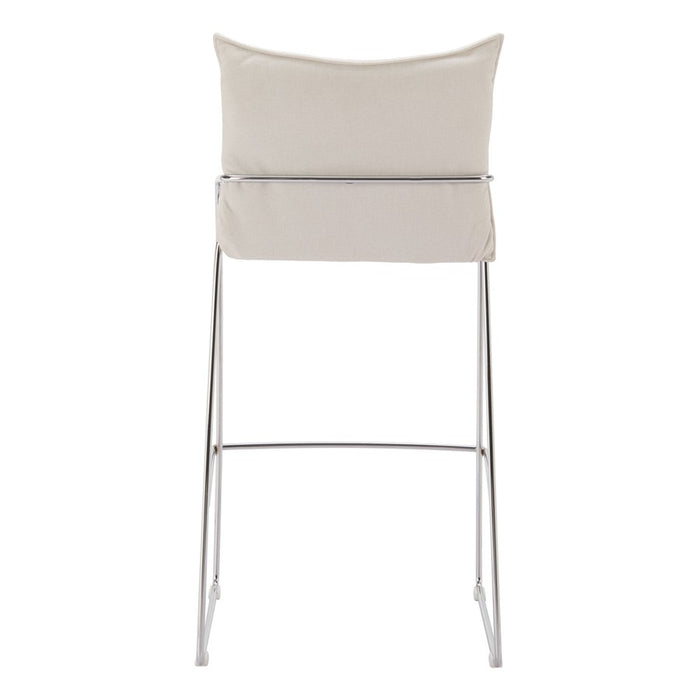 Zuo Modern Pola BarStool, White