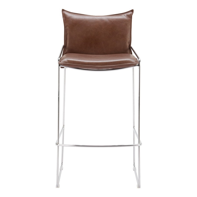 Zuo Modern Pola BarStool, Brown