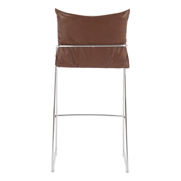 Zuo Modern Pola BarStool, Brown