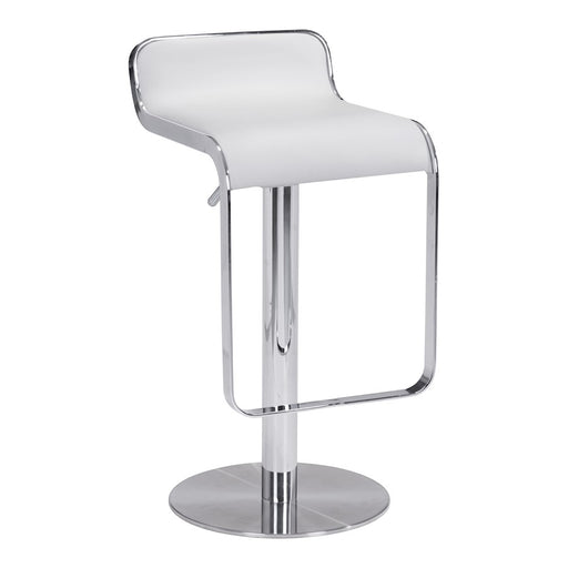 Zuo Modern Equino BarStool, White - 110879