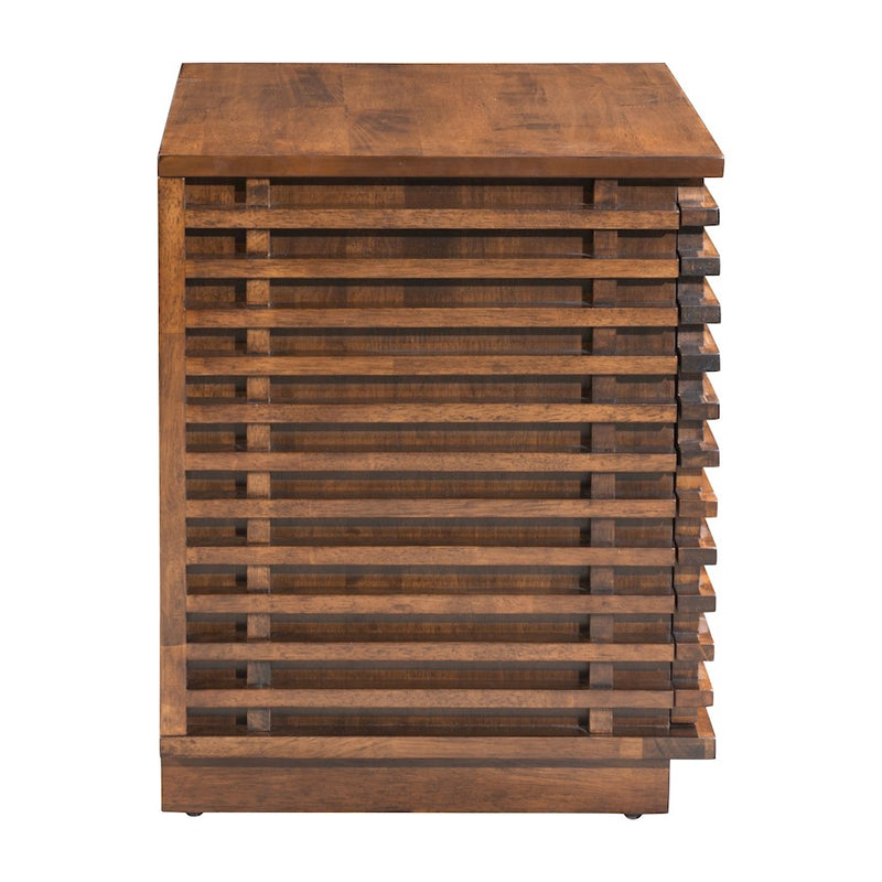 Zuo Modern Linea End Table, Walnut