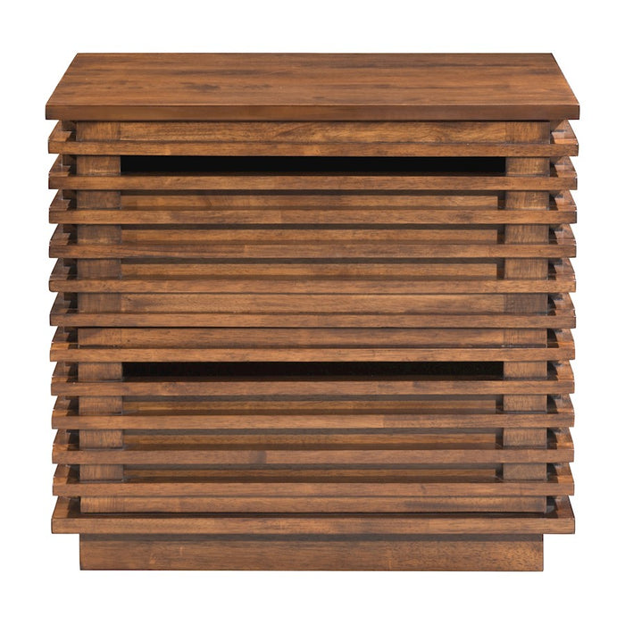 Zuo Modern Linea End Table, Walnut