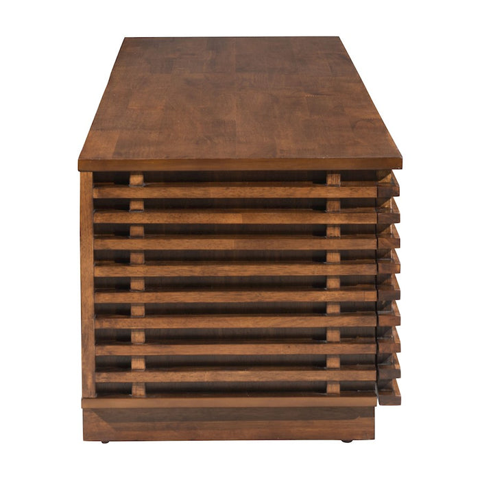 Zuo Modern Linea Wide Entertainment Stand, Walnut