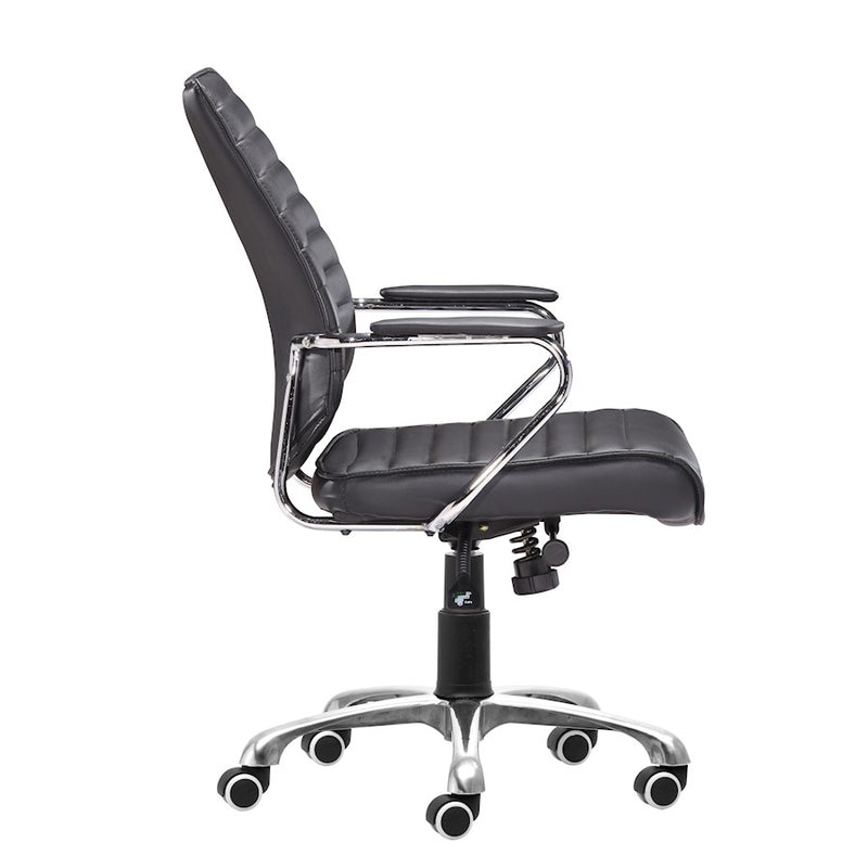 Zuo Modern Enterprise Low Back Office Chair, Black