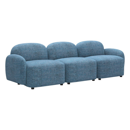 Zuo Modern Cleo Modular Sofa, Blue - 110885