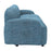 Zuo Modern Cleo Modular Sofa, Blue