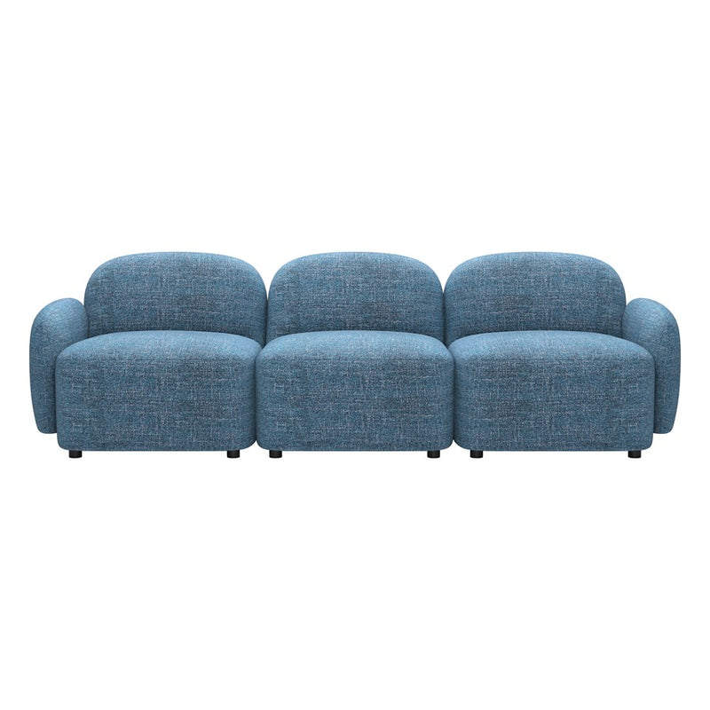 Zuo Modern Cleo Modular Sofa, Blue