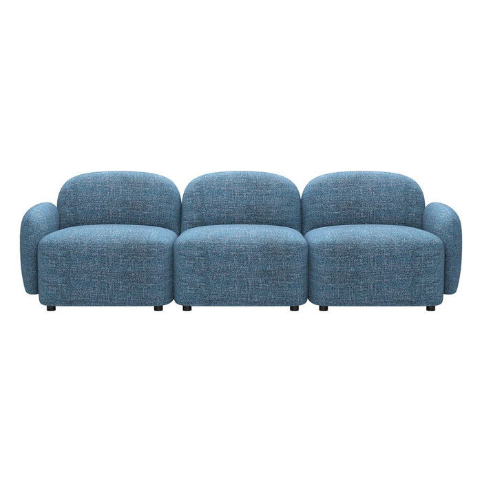 Zuo Modern Cleo Modular Sofa, Blue