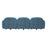 Zuo Modern Cleo Modular Sofa, Blue