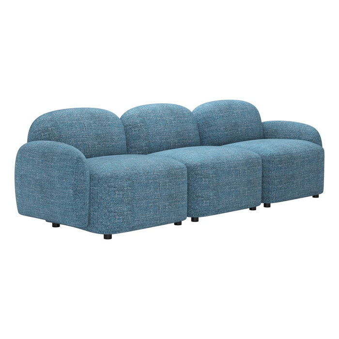 Zuo Modern Cleo Modular Sofa, Blue