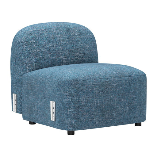 Zuo Modern Cleo Middle Chair, Blue - 110887