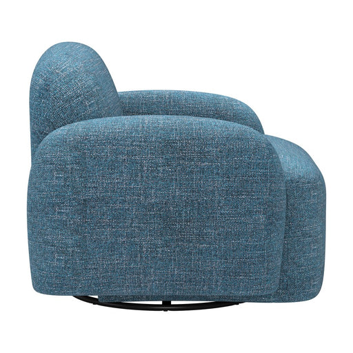 Zuo Modern Cleo Swivel Chair, Blue