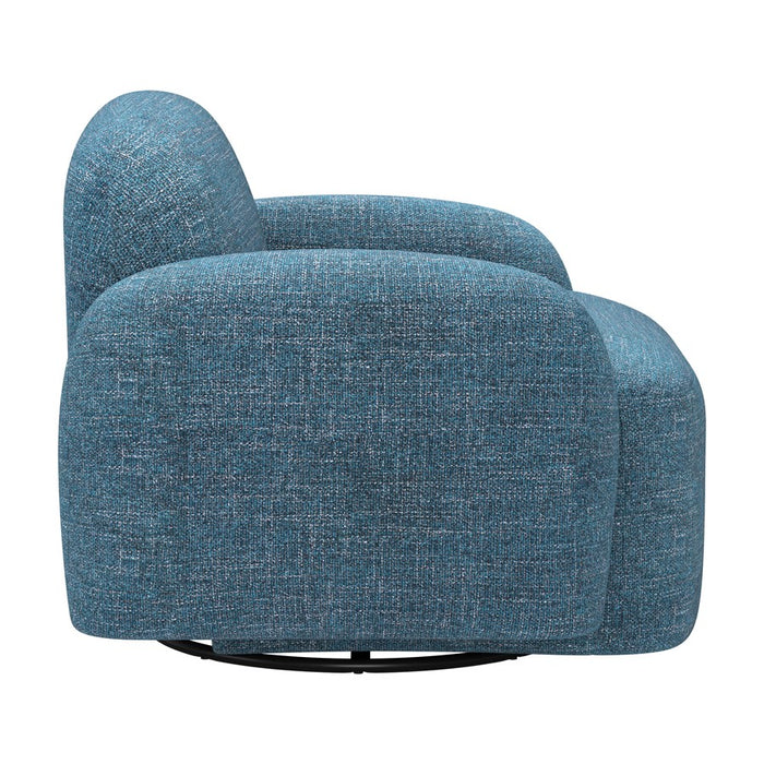 Zuo Modern Cleo Swivel Chair, Blue