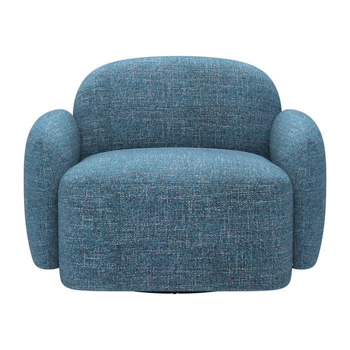 Zuo Modern Cleo Swivel Chair, Blue