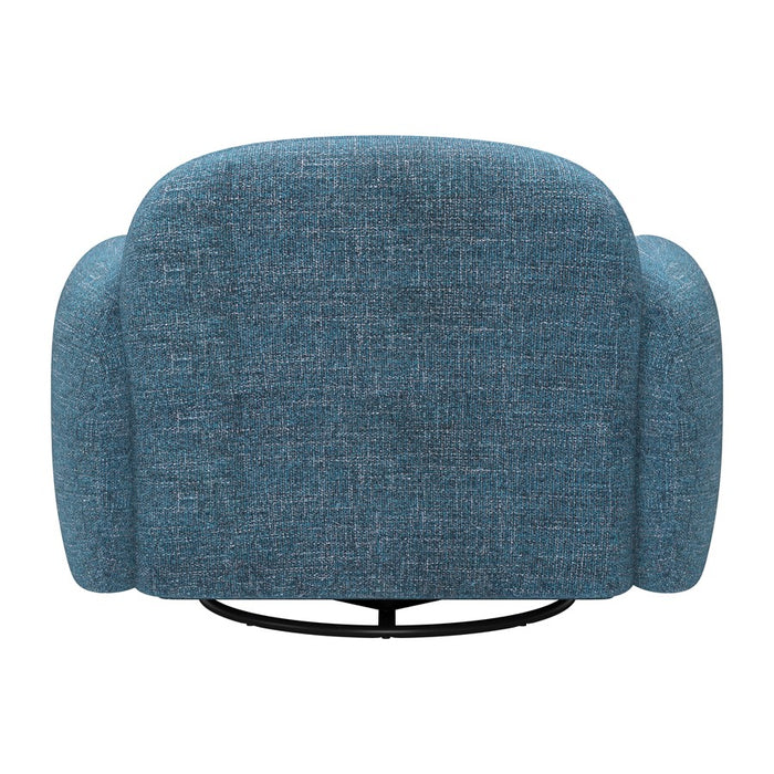 Zuo Modern Cleo Swivel Chair, Blue