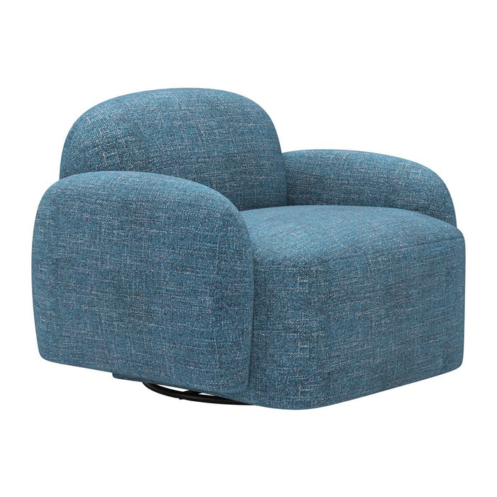 Zuo Modern Cleo Swivel Chair, Blue