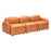 Zuo Modern Cleo Modular Sofa, Brown - 110889