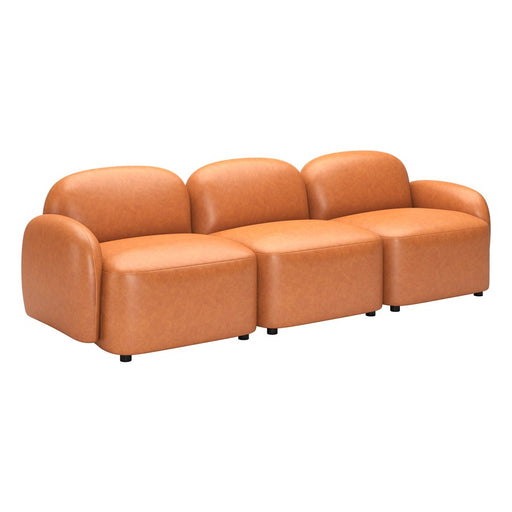 Zuo Modern Cleo Modular Sofa, Brown - 110889