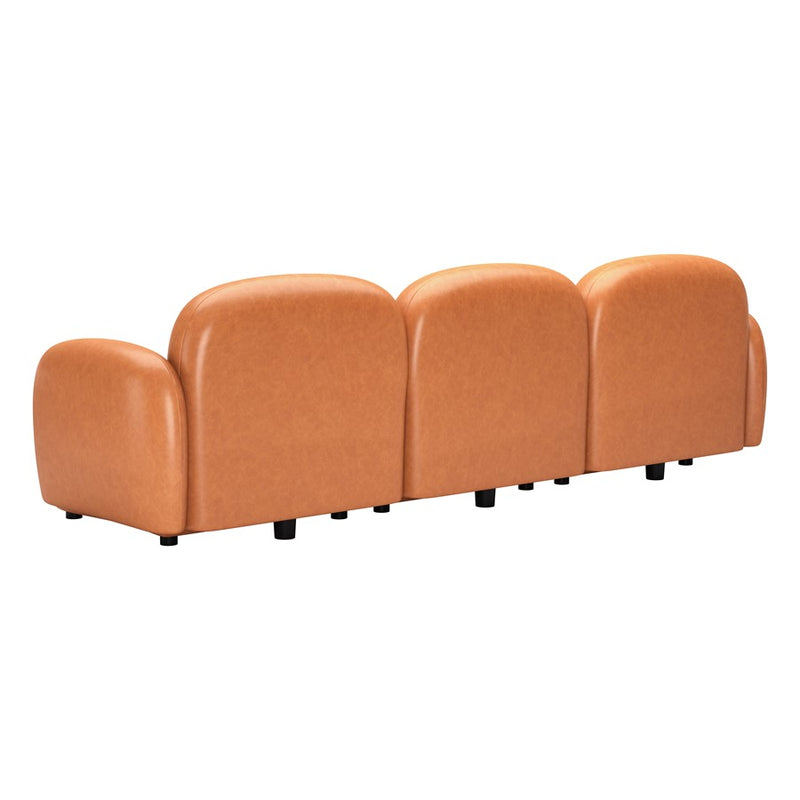 Zuo Modern Cleo Modular Sofa, Brown