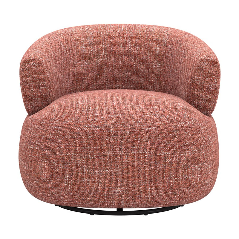 Zuo Modern Venezia Swivel Chair, Brown