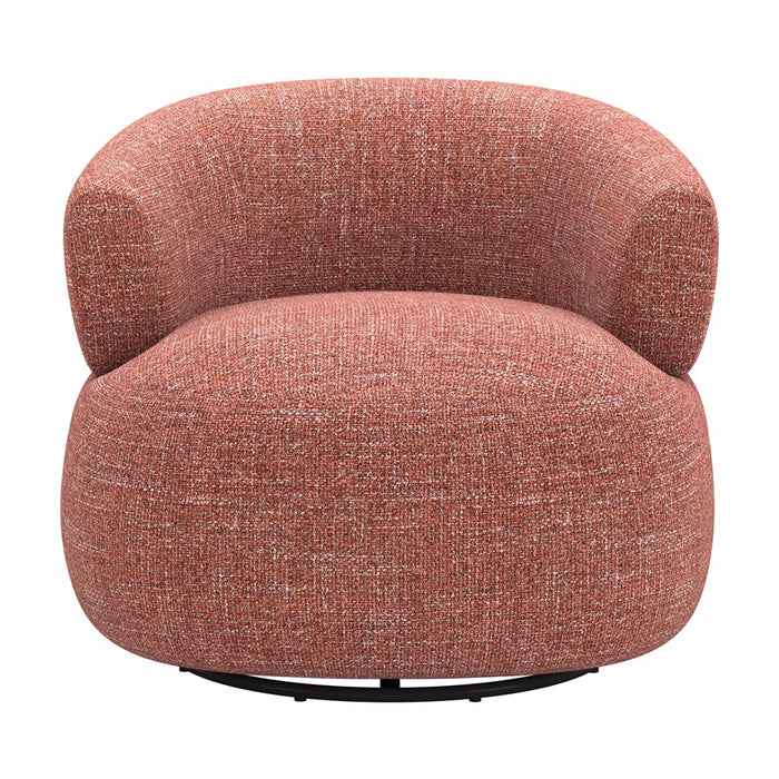 Zuo Modern Venezia Swivel Chair, Brown