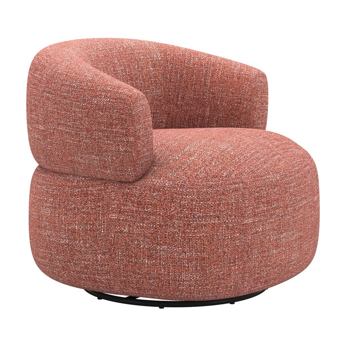 Zuo Modern Venezia Swivel Chair, Brown