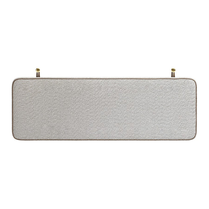 Zuo Modern Bela Floating Queen Headboard, Ivory