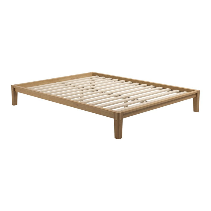 Zuo Modern Luum Queen Platform Bed Frame, Natural - 110914