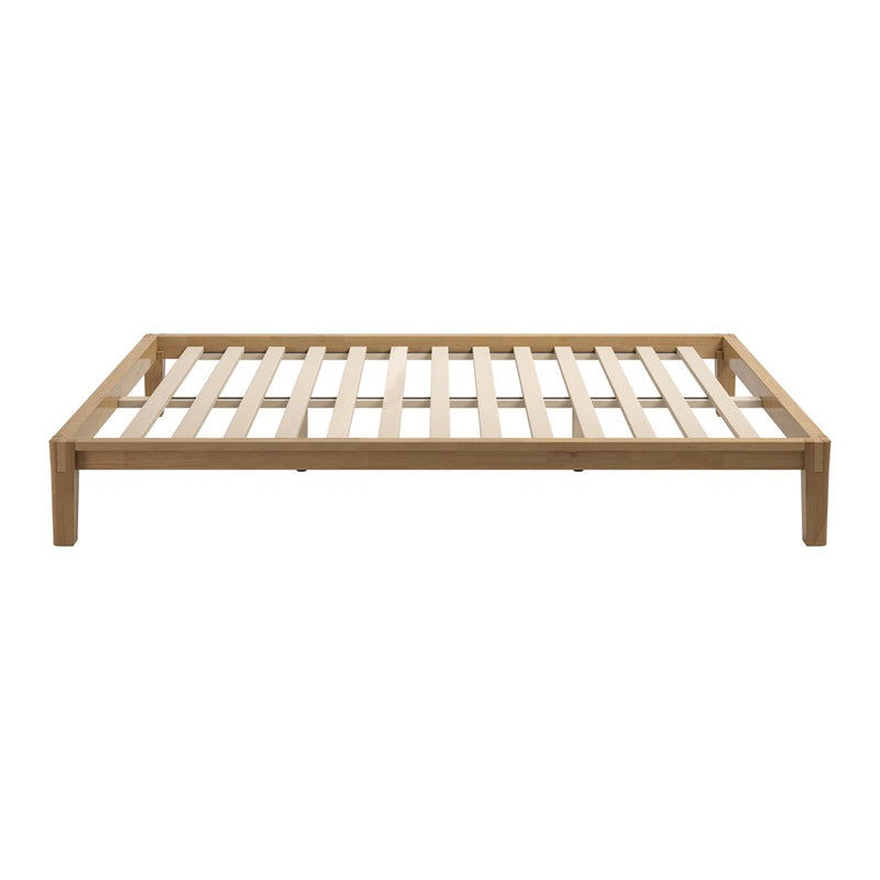 Zuo Modern Luum Queen Platform Bed Frame, Natural