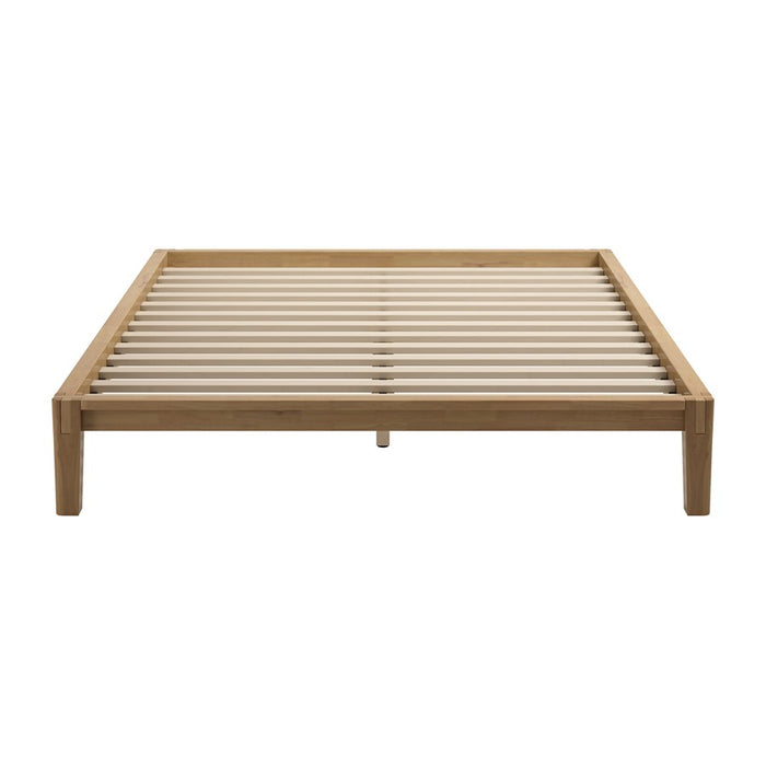 Zuo Modern Luum Queen Platform Bed Frame, Natural