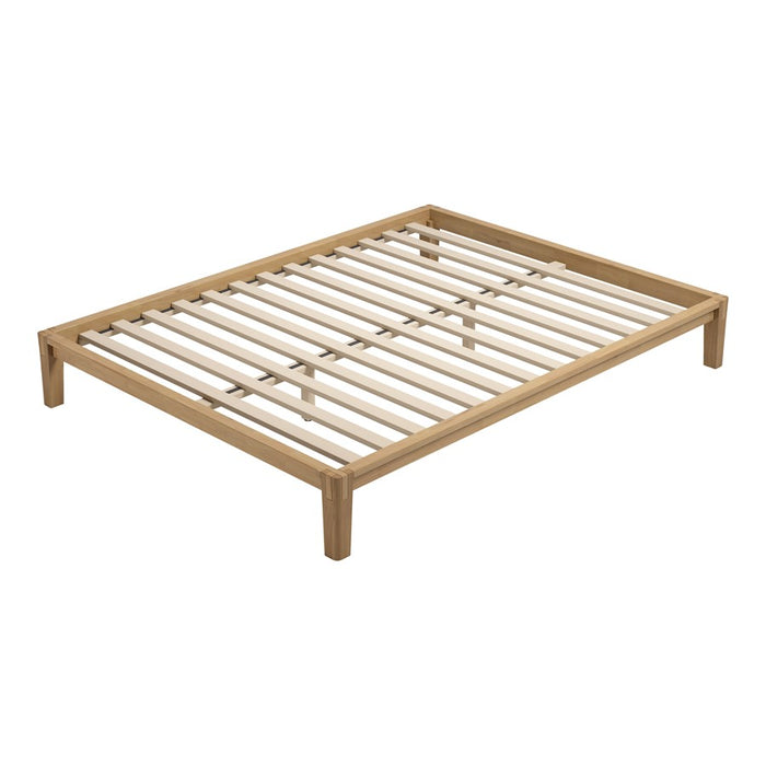 Zuo Modern Luum Queen Platform Bed Frame, Natural