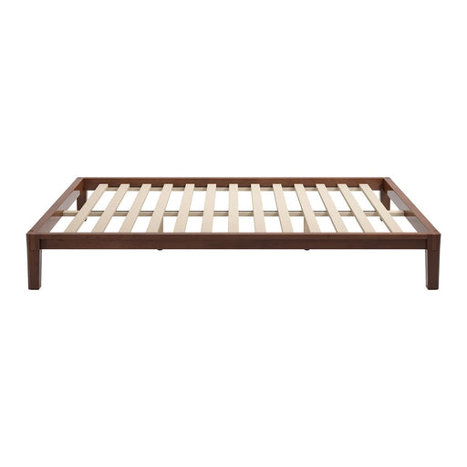 Zuo Modern Luum Queen Platform Bed Frame, Walnut