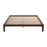 Zuo Modern Luum Queen Platform Bed Frame, Walnut