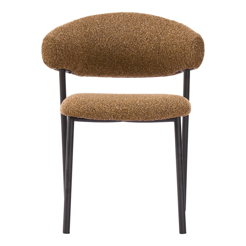 Zuo Modern Seville Dining Chair, Set of 2, Brown Cork