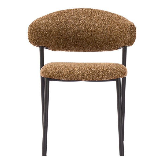 Zuo Modern Seville Dining Chair, Set of 2, Brown Cork