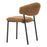 Zuo Modern Seville Dining Chair, Set of 2, Brown Cork