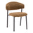 Zuo Modern Seville Dining Chair, Set of 2, Brown Cork