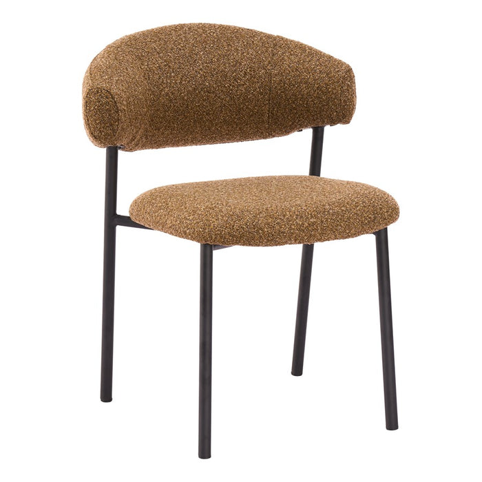 Zuo Modern Seville Dining Chair, Set of 2, Brown Cork