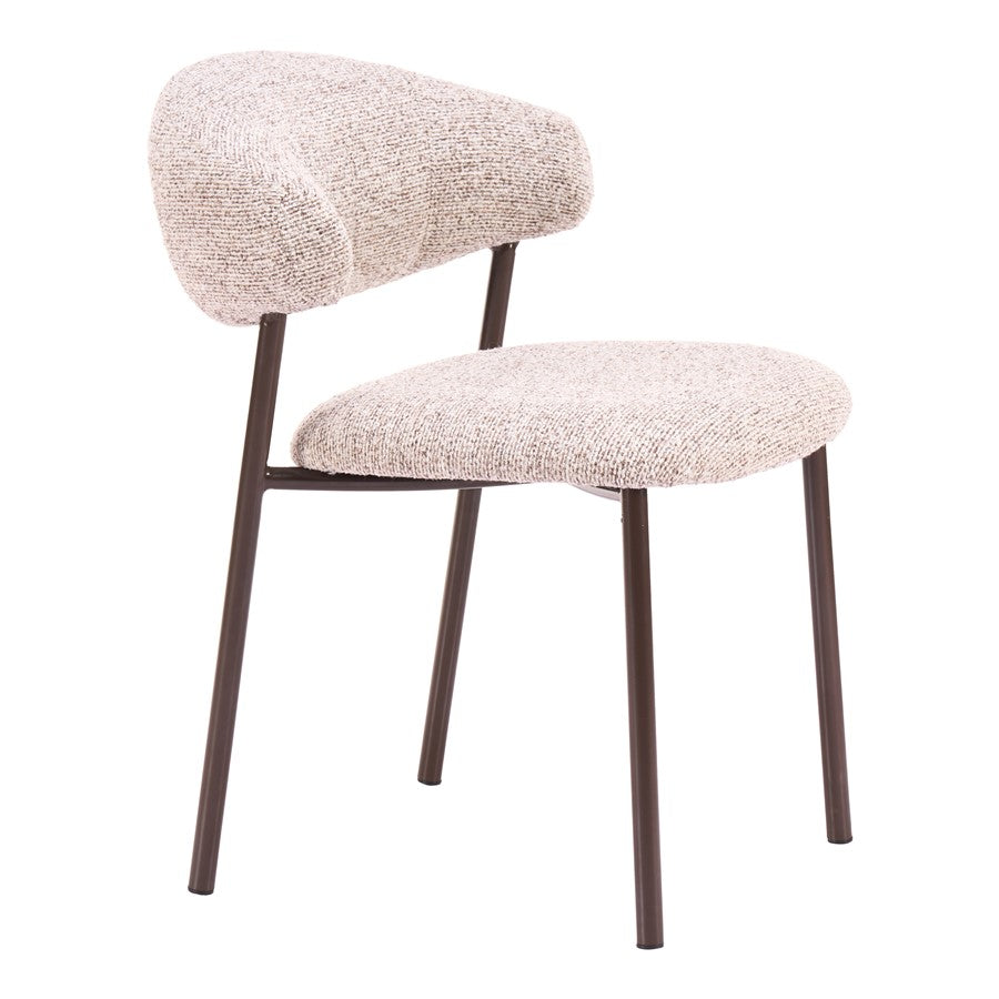 Zuo Modern Seville Dining Chair/Set of 2, Cloud Beige - 110920