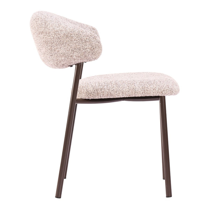 Zuo Modern Seville Dining Chair, Set of 2, Cloud Beige