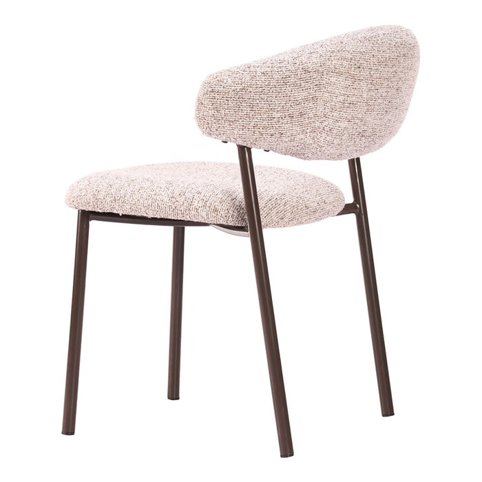 Zuo Modern Seville Dining Chair, Set of 2, Cloud Beige