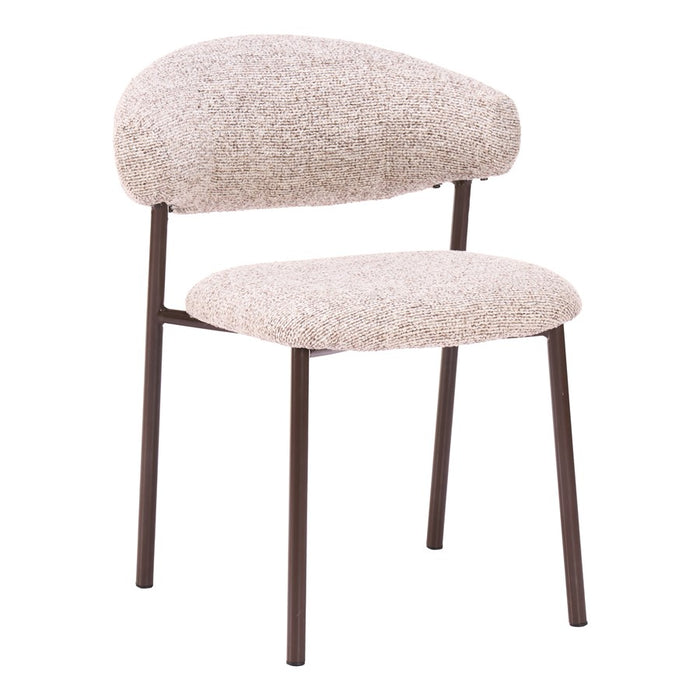 Zuo Modern Seville Dining Chair, Set of 2, Cloud Beige