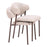 Zuo Modern Seville Dining Chair, Set of 2, Cloud Beige