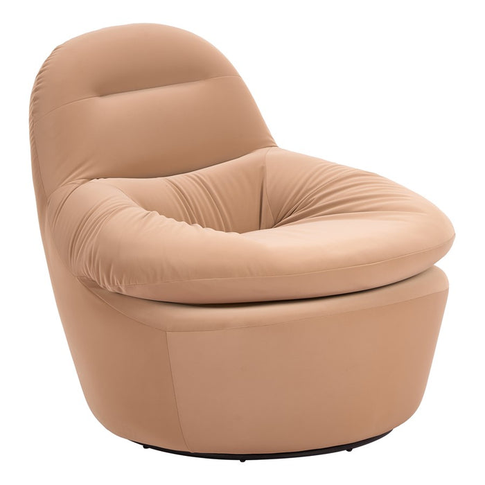 Zuo Modern Reva Swivel Chair, Tan - 110927