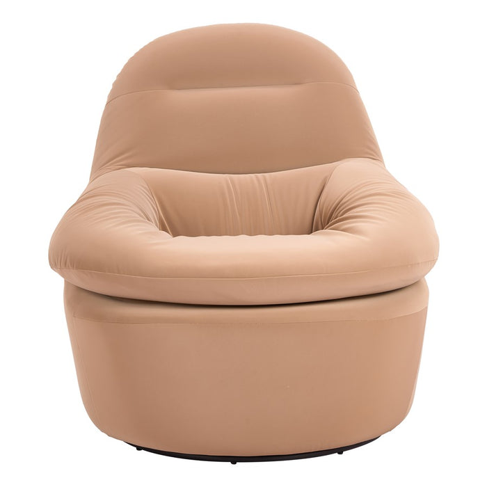 Zuo Modern Reva Swivel Chair, Tan