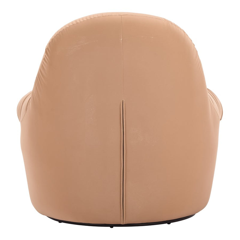 Zuo Modern Reva Swivel Chair, Tan