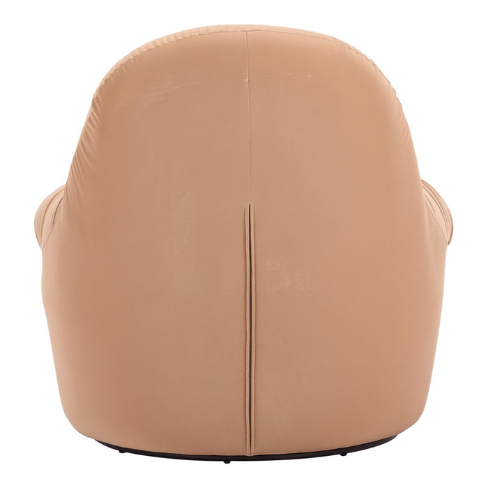 Zuo Modern Reva Swivel Chair, Tan