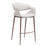 Zuo Modern Limay BarStool, Beige/Walnut - 110929