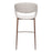 Zuo Modern Limay BarStool, Beige/Walnut
