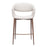 Zuo Modern Limay Counter Stool, Beige/Walnut